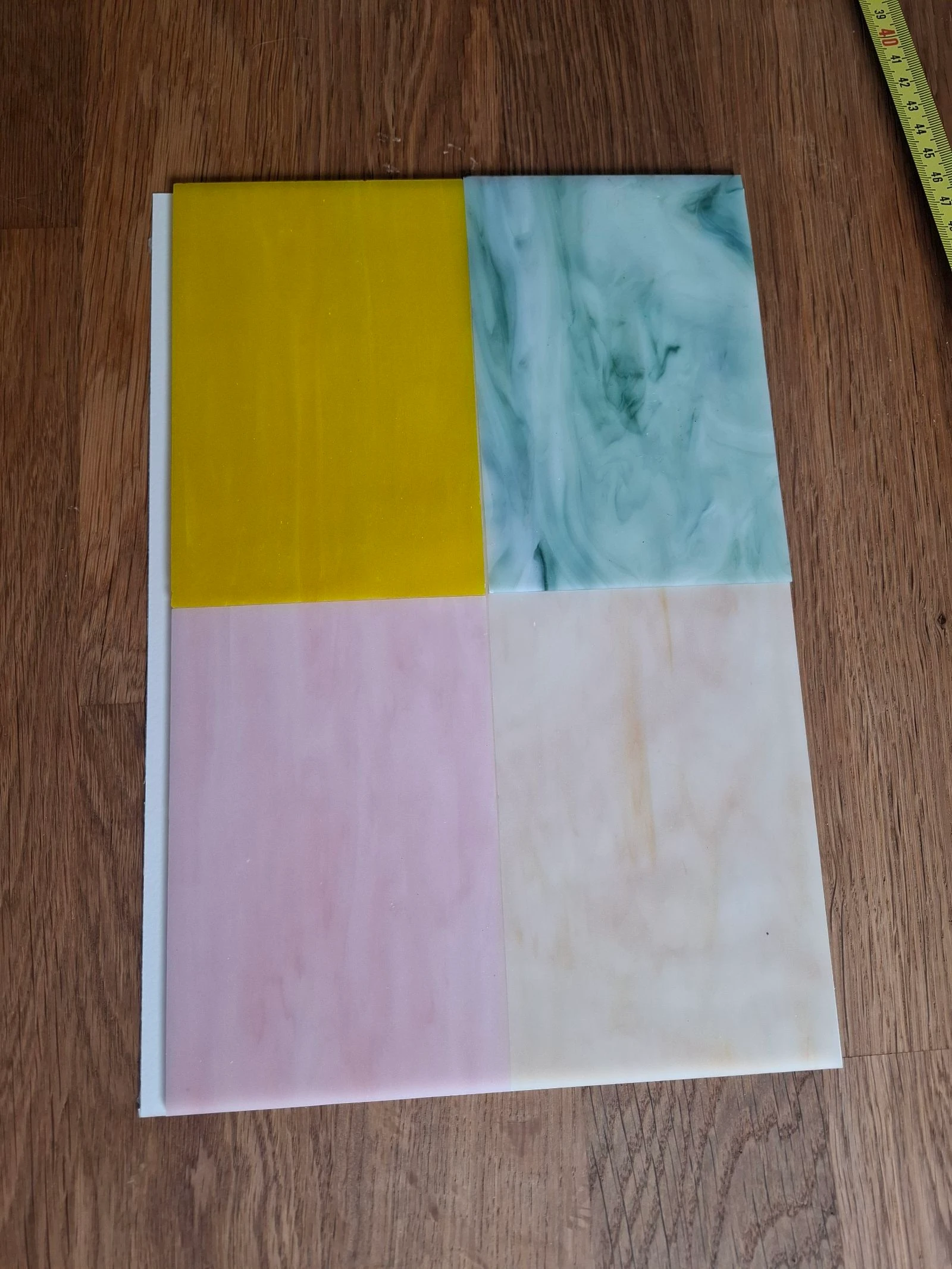 4 glasplaten